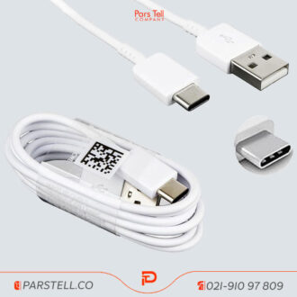 قیمت خرید کابل USB به Type C اورجینال سامسونگ سفید